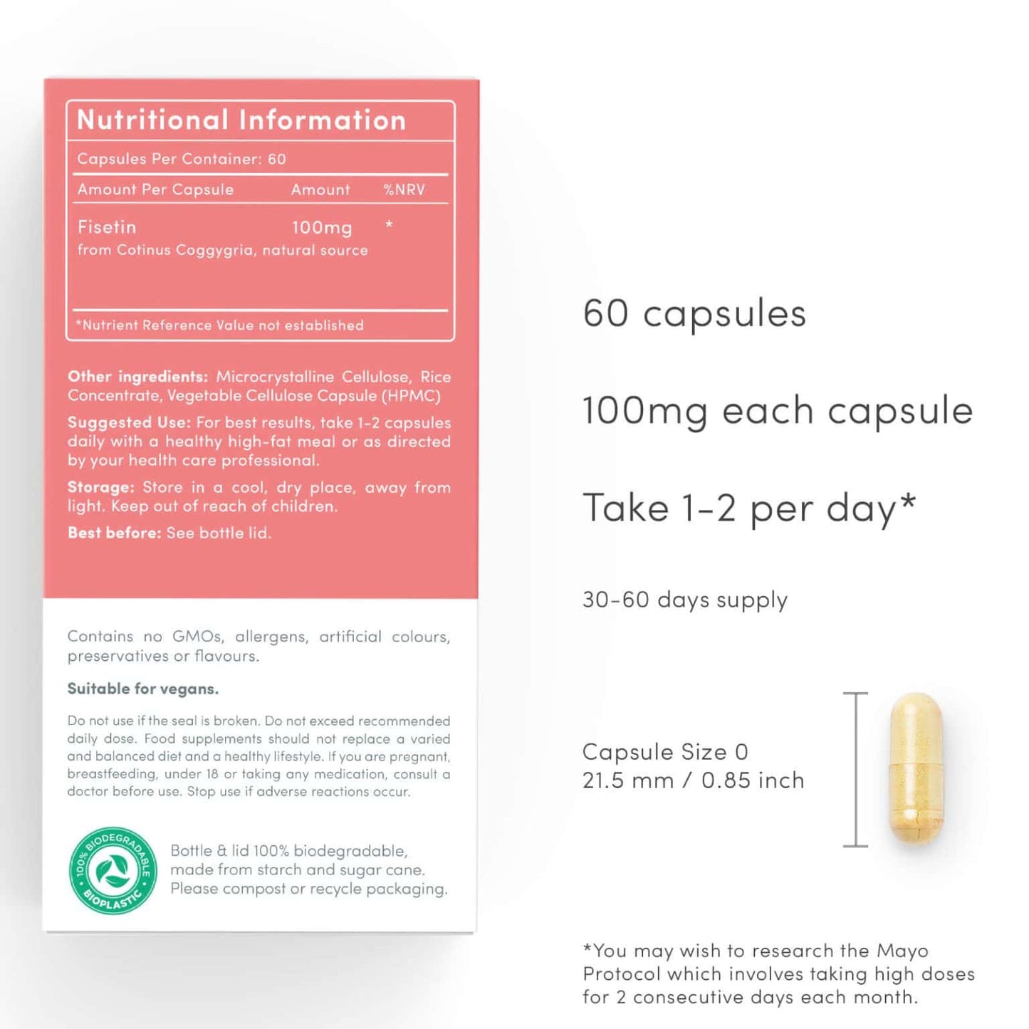Fisetin - Pharmaceutical Grade Vitamins