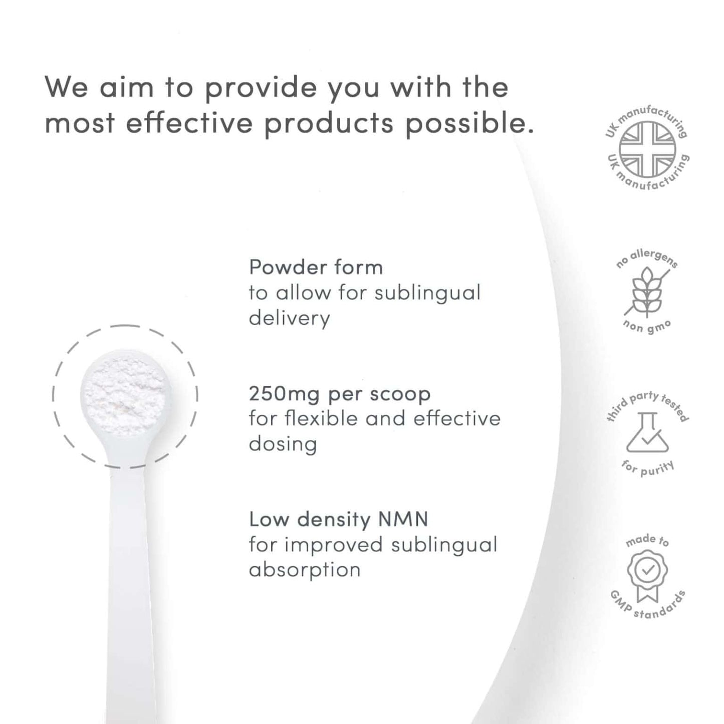 NMN Pulver: 20 gram - Pharmaceutical Grade Vitamins
